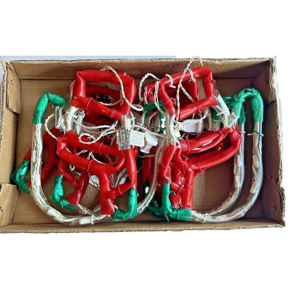 Vintage 90s Mr Christmas Mini Mini Light Sculpture Snowman Holidays Winter 15ft - Picture 8 of 8